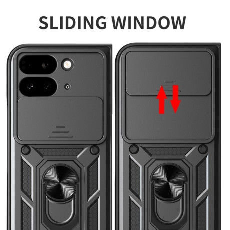 Протиударний чохол Sliding Camshield для Google Pixel 9 Pro Fold - синій