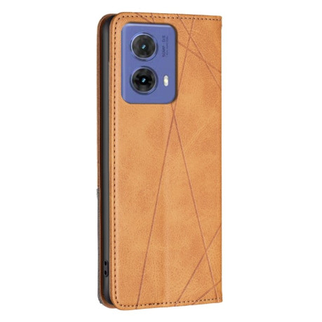 Чохол-книжка Rhombus Texture для Motorola Moto G85 - жовтий