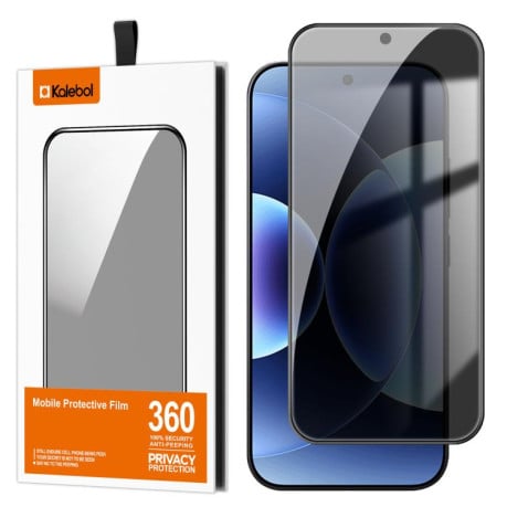 Защитное стекло Kalebol High-Aluminum Screen-Printed Full-Coverage Black-Border Privacy на Xiaomi 17 Pro - черное