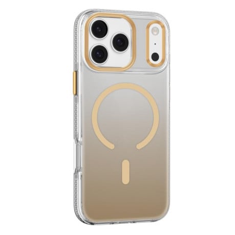 Чехол Mutural Ice Series MagSafe Gradient Matte на iPhone 17 Pro Max - золотой