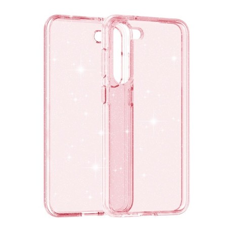 Протиударний чохол Terminator Style Glitter для Samsung Galaxy S23+Plus 5G - рожевий