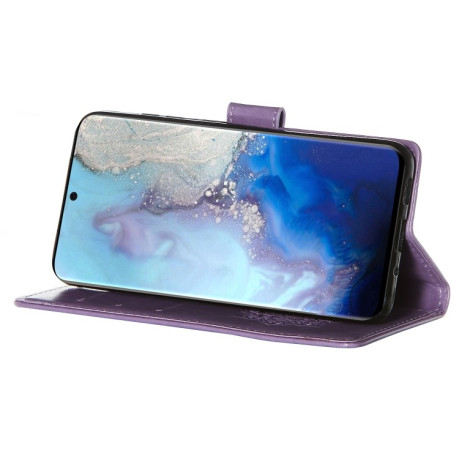 Чехол-книжка Dream Catcher Printing  на Samsung Galaxy S20 - фиолетовый