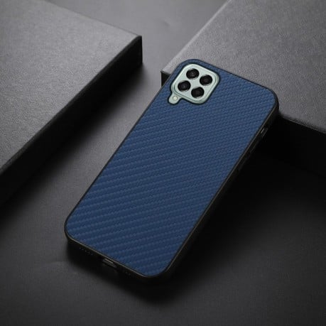 Протиударний чохол Carbon Fiber Skin для Samsung Galaxy M33 5G - синій