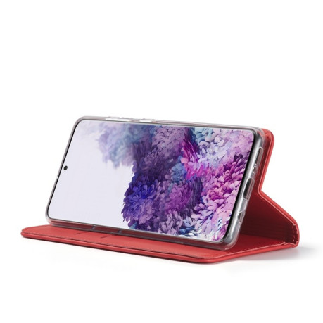 Чехол-книжка LC.IMEEKE LC-002 Series Skin Hand Feeling на Samsung Galaxy A51 / M40S -красный