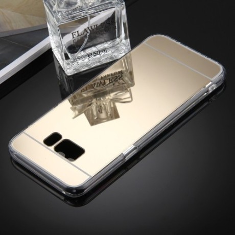 Акриловый зеркальный чехол  для Samsung Galaxy S8 + / G9550-золотой