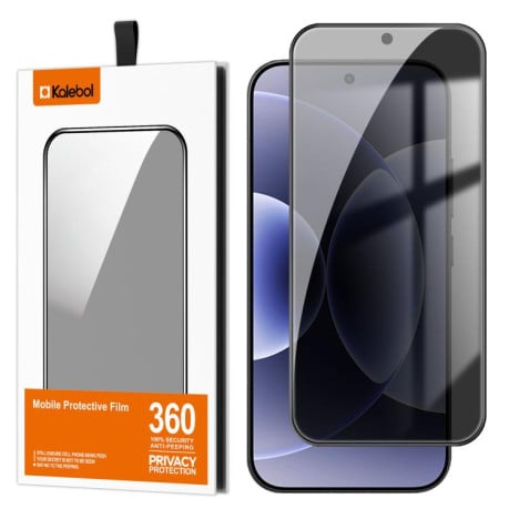 Защитное стекло Kalebol High-Aluminum Screen-Printed Full-Coverage Black-Border Privacy на Xiaomi 17 - черное
