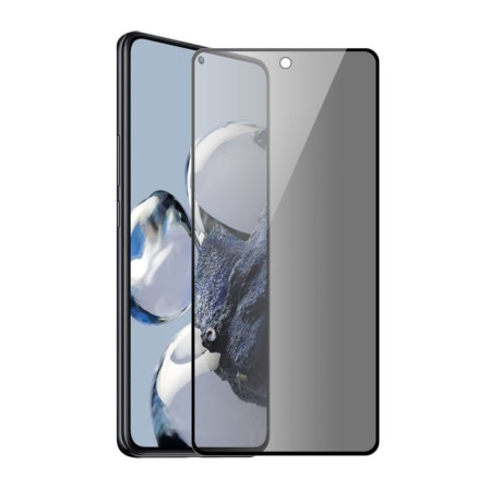 Защитное стекло ENKAY 28 Degree Anti-peeping Tempered Glass для  Xiaomi 12T / 12T Pro - черное