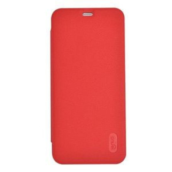 Кожаный чехол-книжка Lenuo Litchi Texture для Samsung Galaxy S8 plus / G955-красный