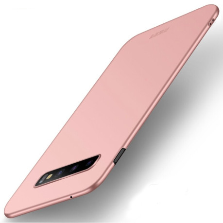 Ультратонкий чехол MOFI Frosted PC на Samsung Galaxy S10 - розовое золото