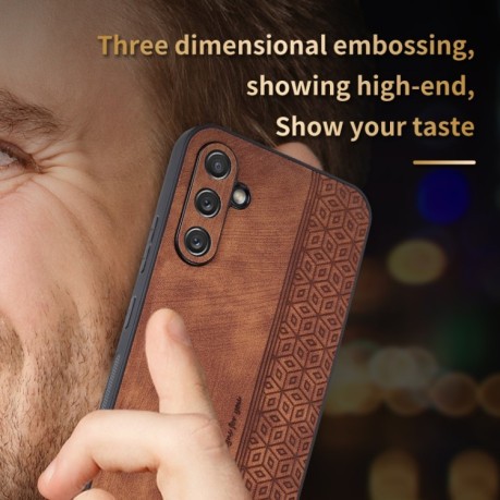 Противоударный чехол AZNS 3D Skin Feel для Samsung Galaxy A34 5G - черный