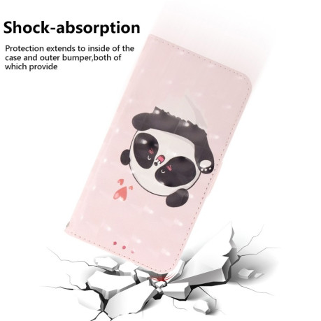 Чехол-книжка 3D Painting для iPhone 16 Plus - Panda
