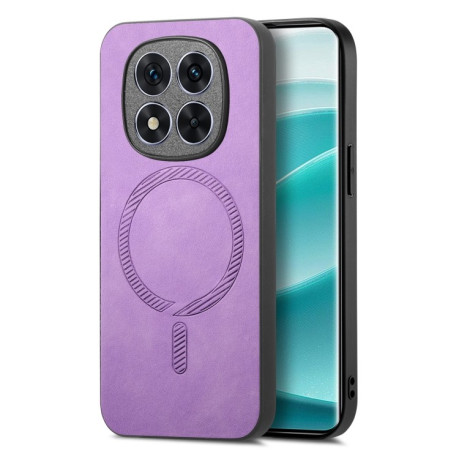 Чохол Solid Color Retro Magsafe для Xiaomi для Xiaomi Redmi Note 14 Pro+ 5G - фіолетовий