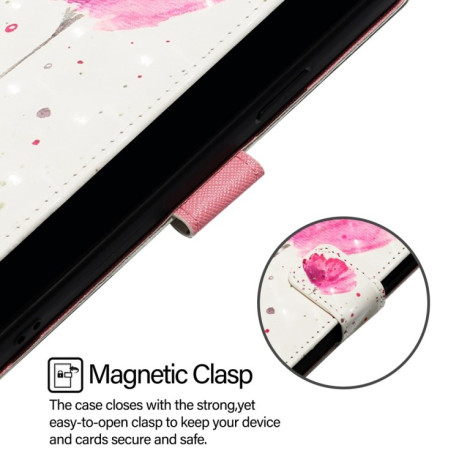 Чехол-книжка 3D Painting для Infinix Smart 8 Plus / Smart 8 Pro - Flower