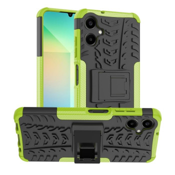 Протиударний чохол Tire Texture на Samsung Galaxy A06 4G - зеленый