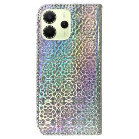 Чехол-книжка Solid Color Colorful на Xiaomi Redmi Note 14 4G 164.84mm - серебристый