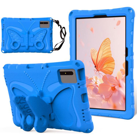 Противоударный чехол Butterfly Bracket EVA для Xiaomi Redmi Pad 2 /SE 11 2025 - синий