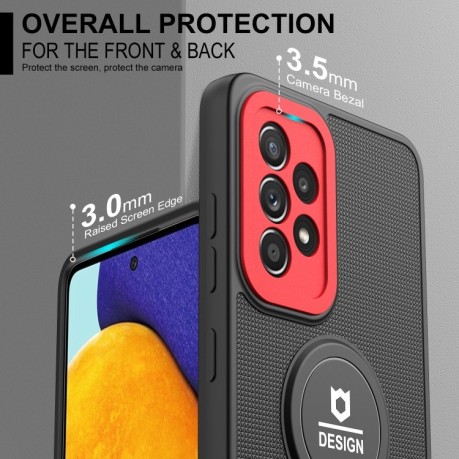 Протиударний чохол Small Tail Holder для Samsung Galaxy A23 4G - чорно-червоний