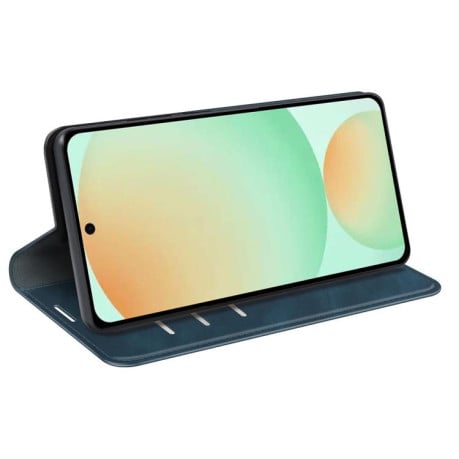 Чехол-книжка в стиле Retro на Samsung Galaxy S25 FE 5G - синий