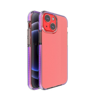 Ударозащитный чехол Double-color для iPhone 13 mini - фиолетовый