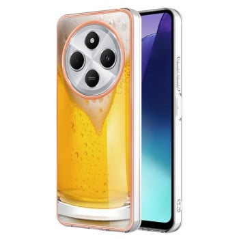 Противоударный чехол Electroplating IMD для Xiaomi Redmi 14C 4G/Poco C75/Redmi A4 5G - Beer