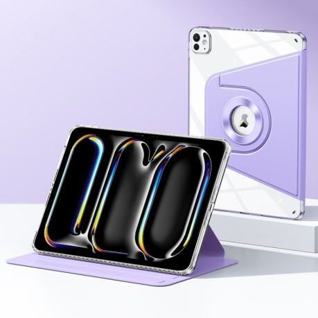 Чохол-книжка Magnetic Split Leather Smart Tablet для iPad Pro 13 2024 - фіолетовий
