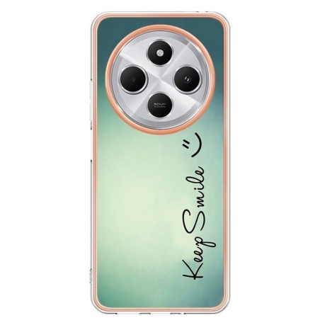 Протиударний чохол Electroplating IMD для Xiaomi Redmi 14C 4G/Poco C75/Redmi A4 5G - Smile