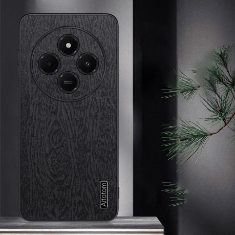 Чохол Tree Bark Leather Shockproof для Xiaomi Redmi 14C 4G/Poco C75/Redmi A4 5G - синій