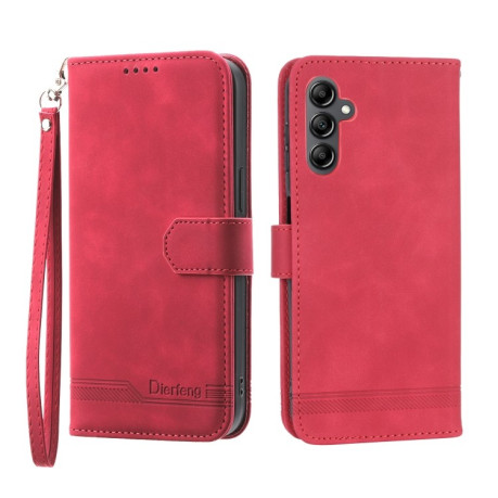 Чохол-книжка Dierfeng Dream Line для Samsung Galaxy M14 5G - червоний