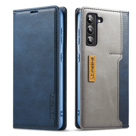 Чехол-книжка LC.IMEEKE LC-001 Series для Samsung Galaxy S22 5G - синий