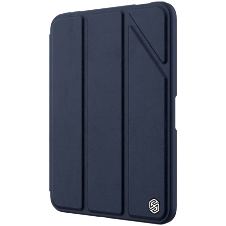 Противоударный чехол-книжка NILLKIN для iPad mini 6 - синий