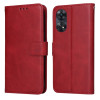 Чохол-книжка Classic Calf Texture для OPPO Reno8 T 4G - червоний