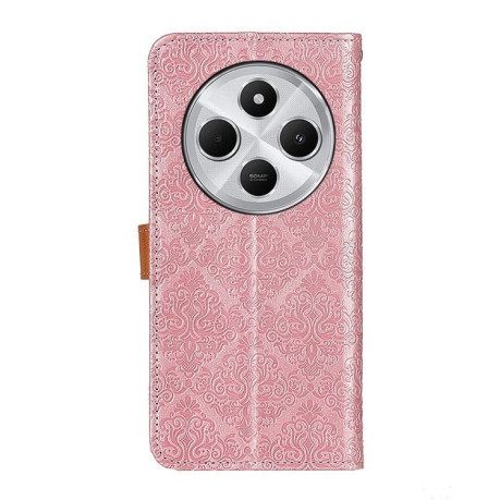 Чохол-книжка European Floral для Xiaomi Redmi 14C 4G/Poco C75/Redmi A4 5G - рожевий