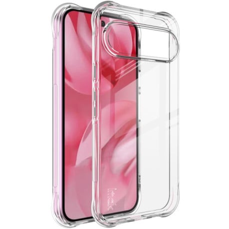 Силіконовий чохол imak Airbag із посиленими кутами на Google Pixel 10 Pro XL - прозорий
