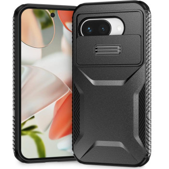 Противоударный чехол Sliding Camshield для Google Pixel 9a - черный