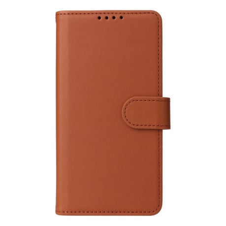 Чехол-книжка BETOPNICE BN-005 2 in 1 Detachable Imitate Genuine Leather для Samsung Galaxy A05s - коричневый