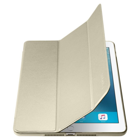 Чехол Spigen Smart Fold  на iPad 9.7 2018 / 2017-золотой