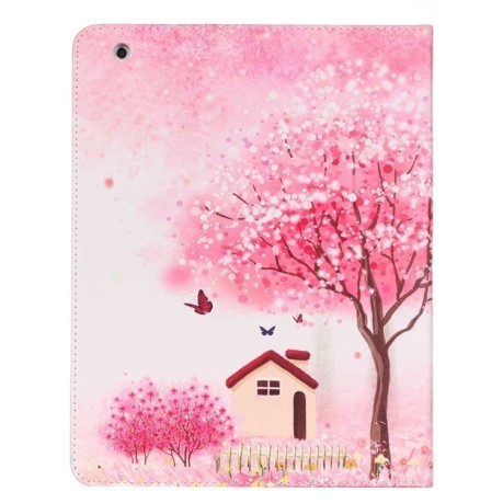 Чехол-книжка Painting Pink Happy Cottage Pattern на iPad 4 / iPad 3 / iPad 2