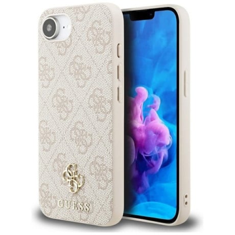 Оригинальный чехол Guess 4G Small 4G and Classic MagSafe iPhone 16e - Pink