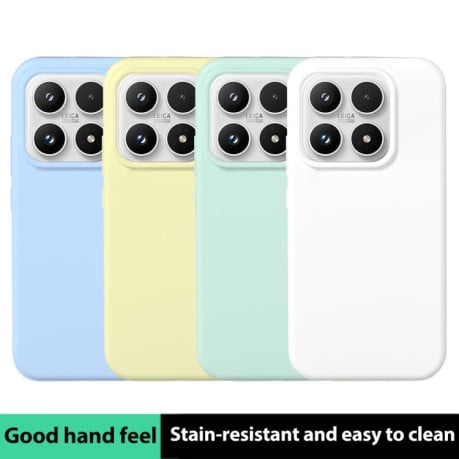 Силиконовый чехол Liquid Silicone Skin-friendly на Xiaomi 17 - розовый