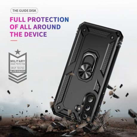 Протиударний чохол HMC 360 Degree Rotating Holder для Samsung Galaxy A36 5G - чорний