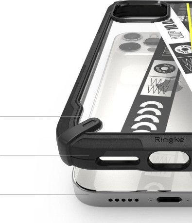 Оригинальный чехол Ringke Fusion X Design durable на iPhone 12/12 Pro - Ticket band