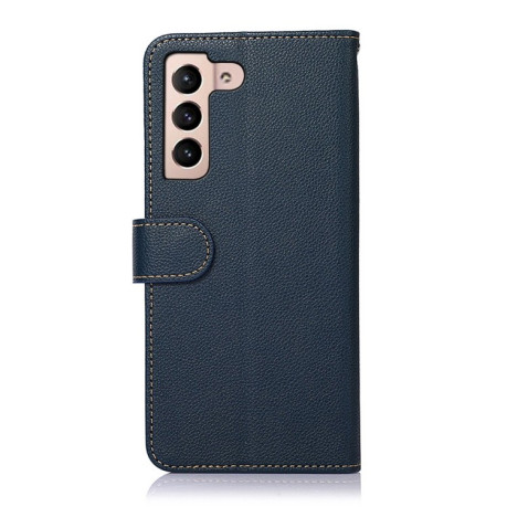 Чехол-книжка KHAZNEH Litchi Texture для Samsung Galaxy S23 5G - синий