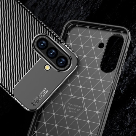 Карбоновий чохол HMC Carbon Fiber на Samsung Galaxy A17 5G - чорний