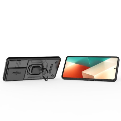 Протиударний чохол Sliding Camshield для Xiaomi Redmi Note 13 5G - чорний