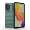 Силиконовый чехол Magic Flannel для Vivo Y36 4G - зеленый