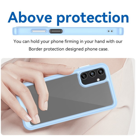 Противоударный чехол Colorful Acrylic Series для Samsung Galaxy A05s - синий