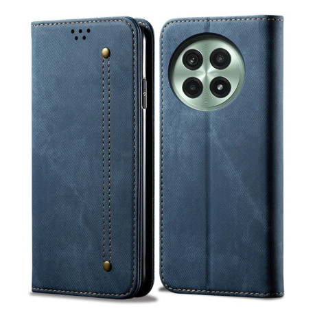 Чохол книжка Denim Texture Casual Style на OnePlus 13 - синій