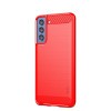 Протиударний чохол MOFI Gentleness Series для Samsung Galaxy S21 FE - червоний