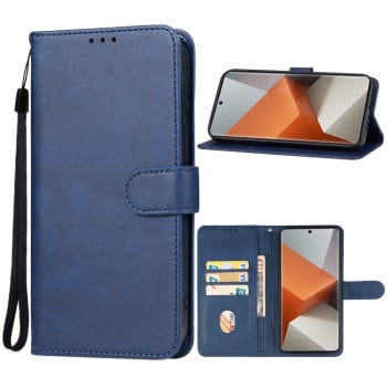 Чехол-книжка EsCase Leather для Xiaomi Redmi Note 13 Pro+ 4G - синий