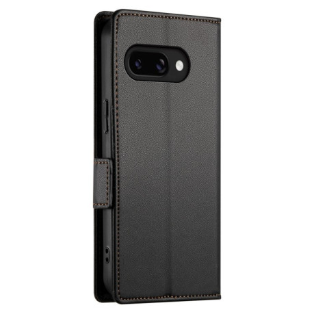 Чохол-книжка Side Buckle Magnetic Frosted Leather для Google Pixel 9a - чорний
